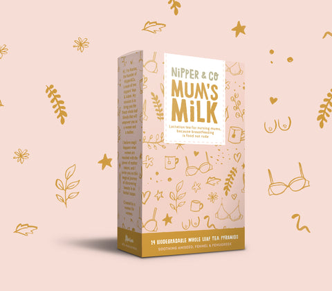 Mum's Milk, Breastfeeding Tea for Lactation Support in Nursing Mothers